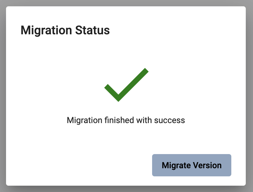 migration status